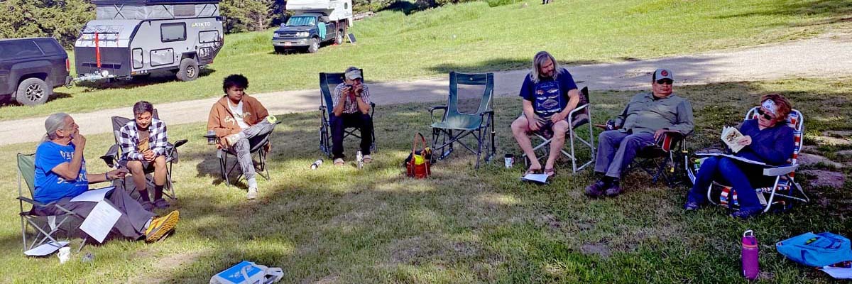Board Meeting in the shade