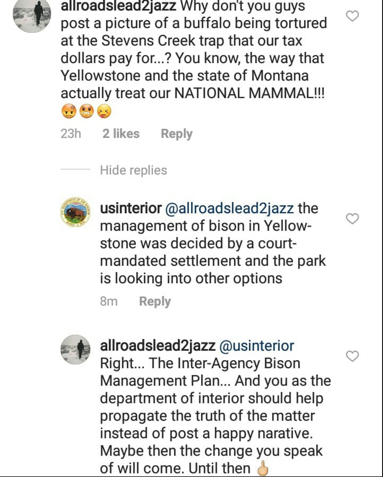 Tyler Kelley to Dept of Interior 03 22 2018